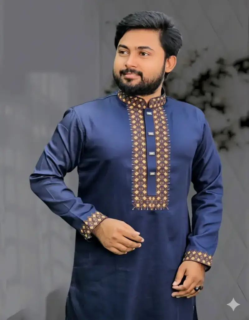 নেভী ব্লু কালার পাঞ্জাবী কোড: ৪৭৬