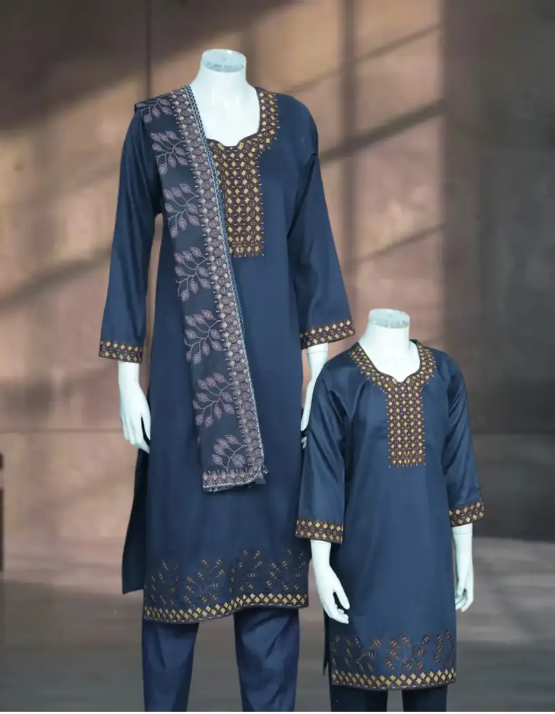 নেভী ব্লু কালার থ্রি-পিস কোড: ৪৭৬