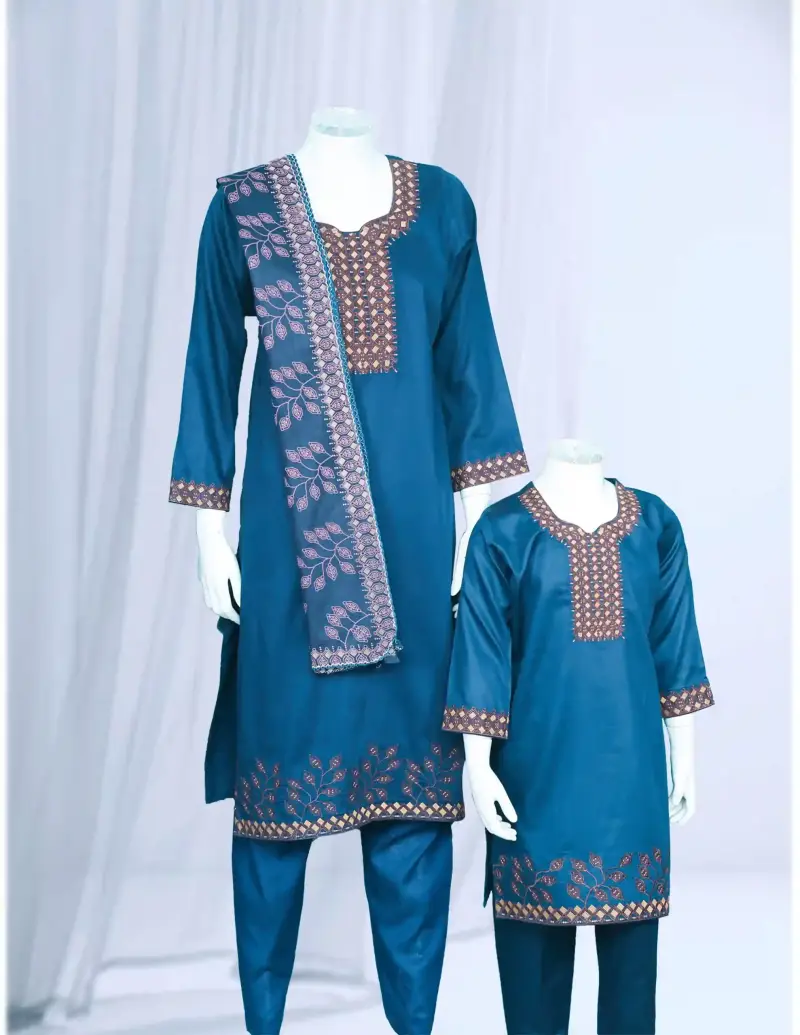 ফিরোজা কালার থ্রি-পিস কোড: ৪৭৫